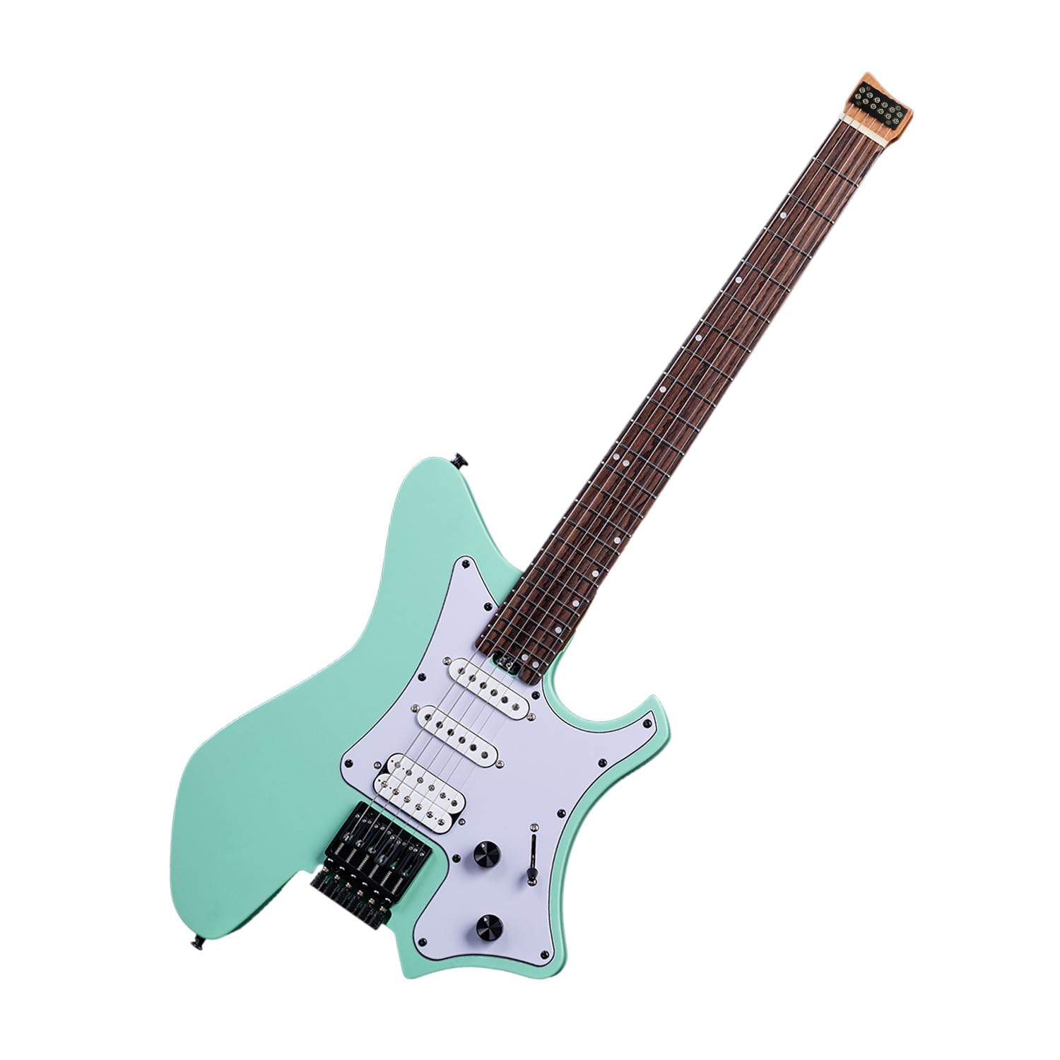 Amazon | EART GW2P-SE ヘッドレスエレキギター、ソリッドエレキギター